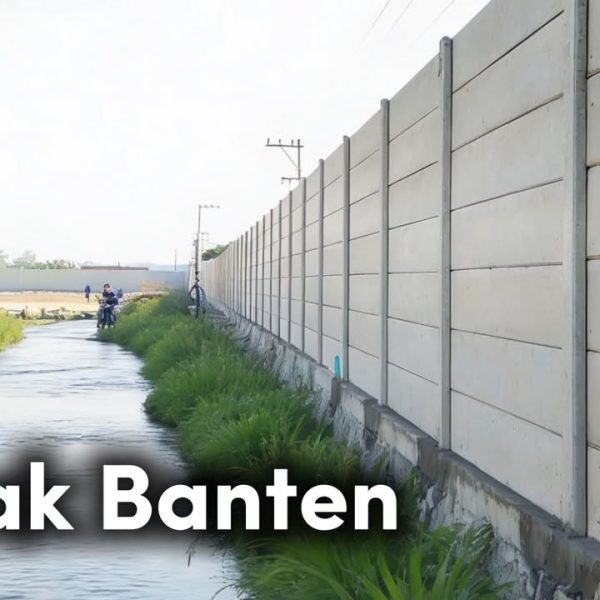 pagar panel beton di lebak banten