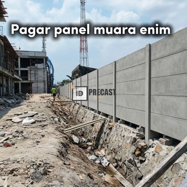 Pagar panel beton muara enim