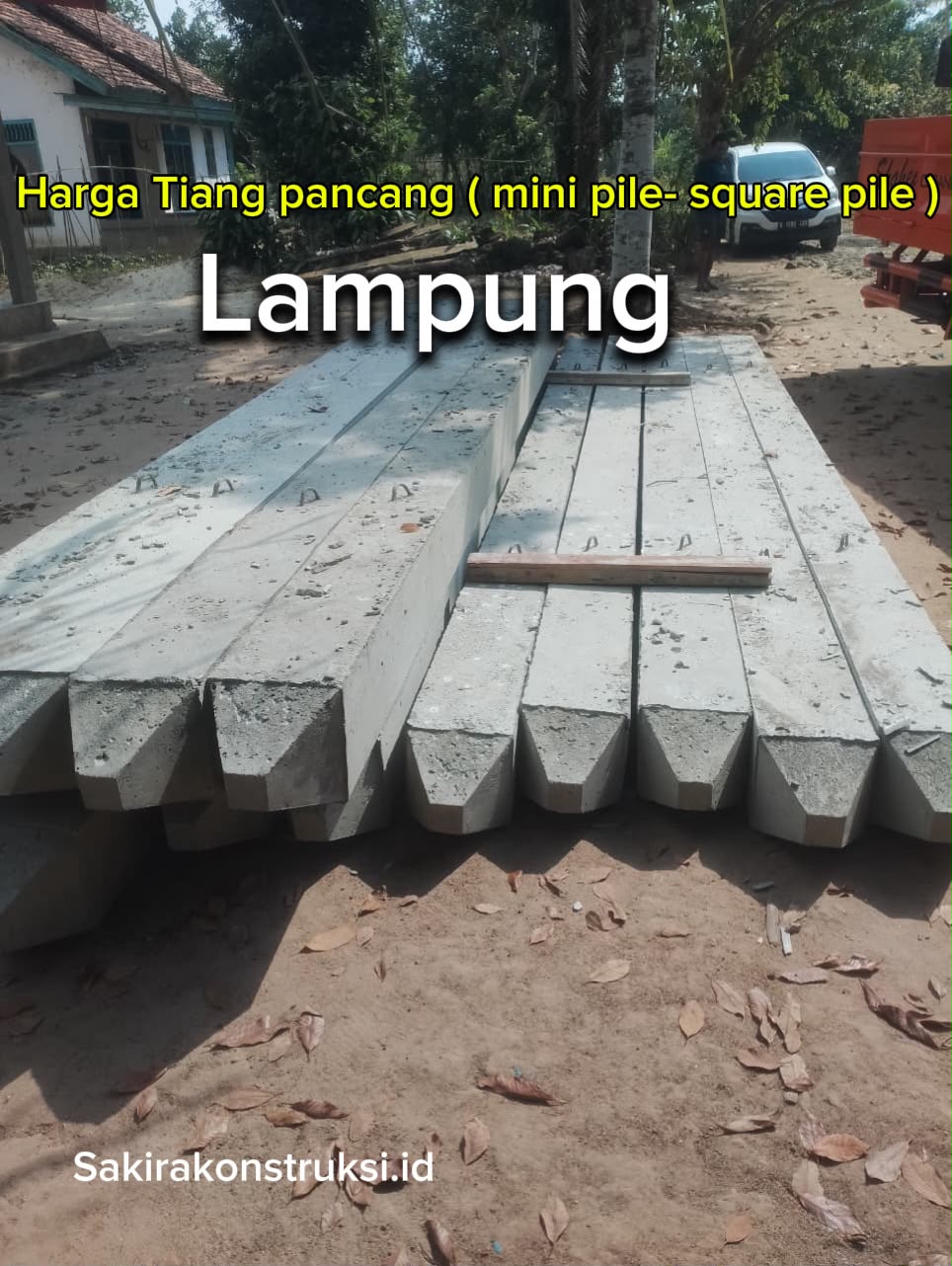 fhoto tiang pancang lampung idprecast.com Jual Tiang Pancang Lampung
